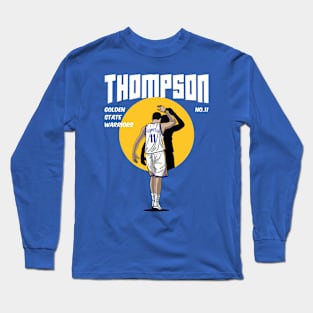 Klay Thompson Comic Style Art Long Sleeve T-Shirt